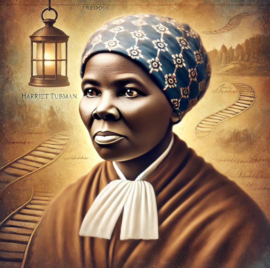 Portrait de Harriet Tubman, héroïne de la liberté