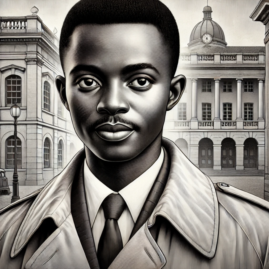 Portrait de Patrice Lumumba, héros de l'indépendance congolaise