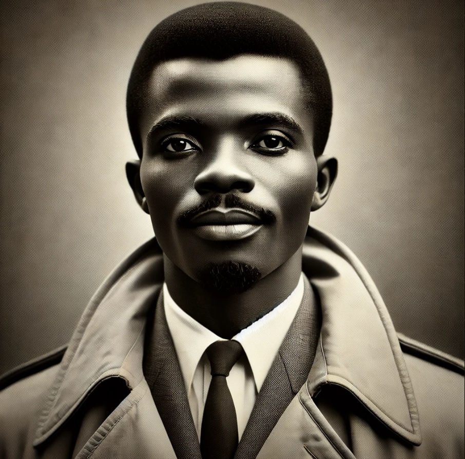 Portrait de Patrice Lumumba, symbole d'unité