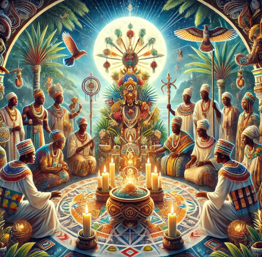 Représentation du Vaudou béninois, ses divinités et ses rituels