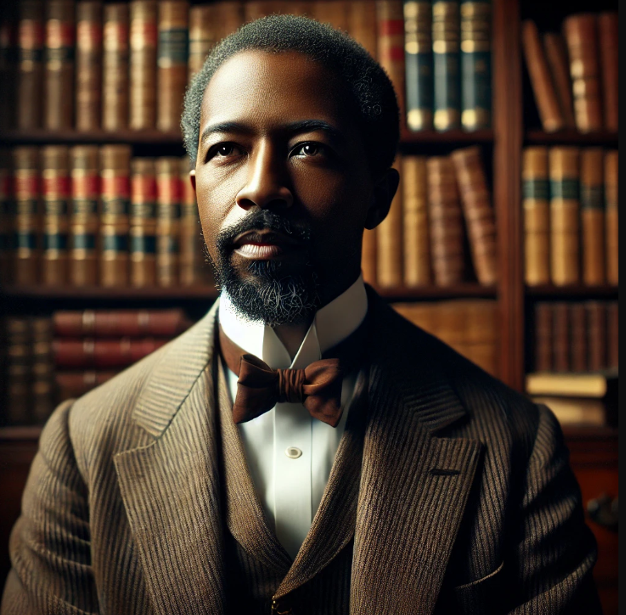 Portrait de W.E.B. Du Bois, défenseur des droits civiques