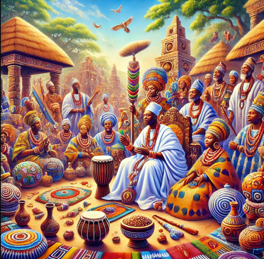 Image représentant les traditions Yoruba